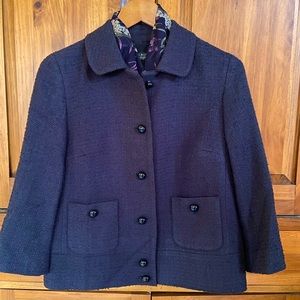 Talbots wool Navy blue jacket